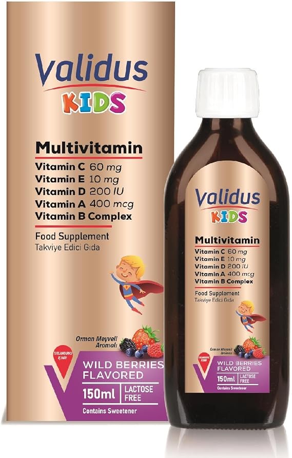 Validus Multivitamin Vitamin B12 + Vitamin B3+ Folic Acid 150 ml Şurup