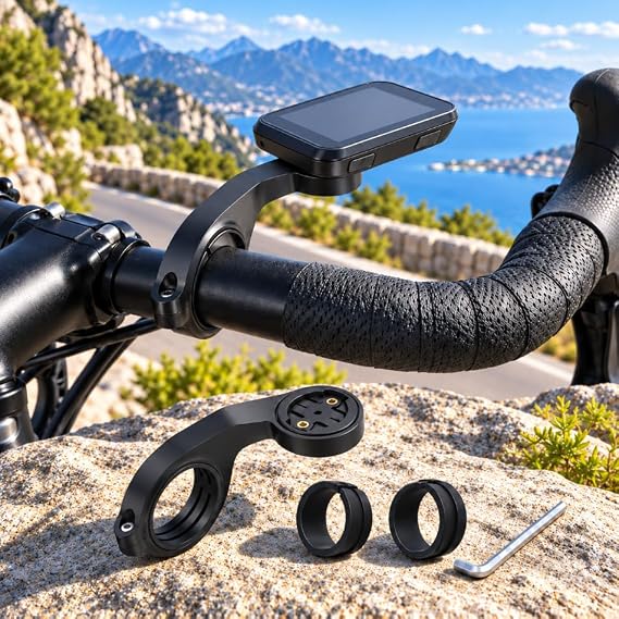 Bike Computer Mount for iGPSPORT BiNavi Air, 4-Piece Set