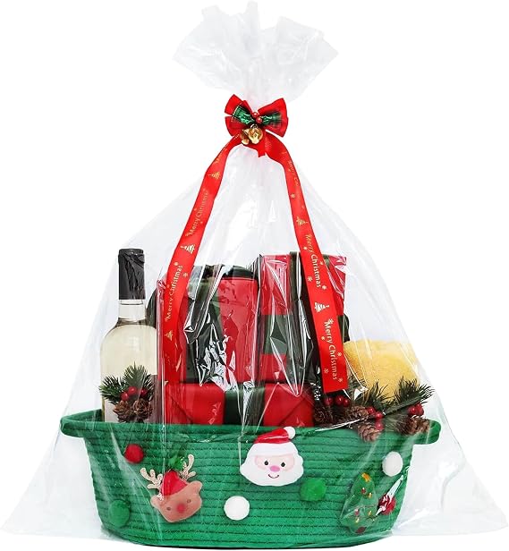 Present Basket Christmas Festive Christmas Party Baskets