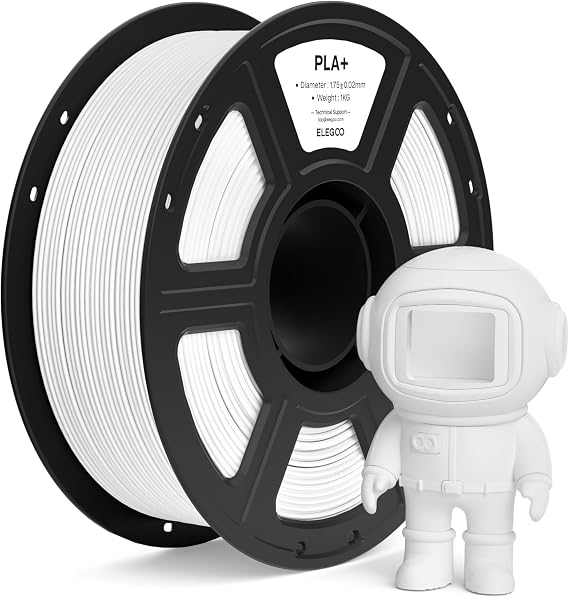 ELEGOO PLA+ Filament 1.75 1kg White