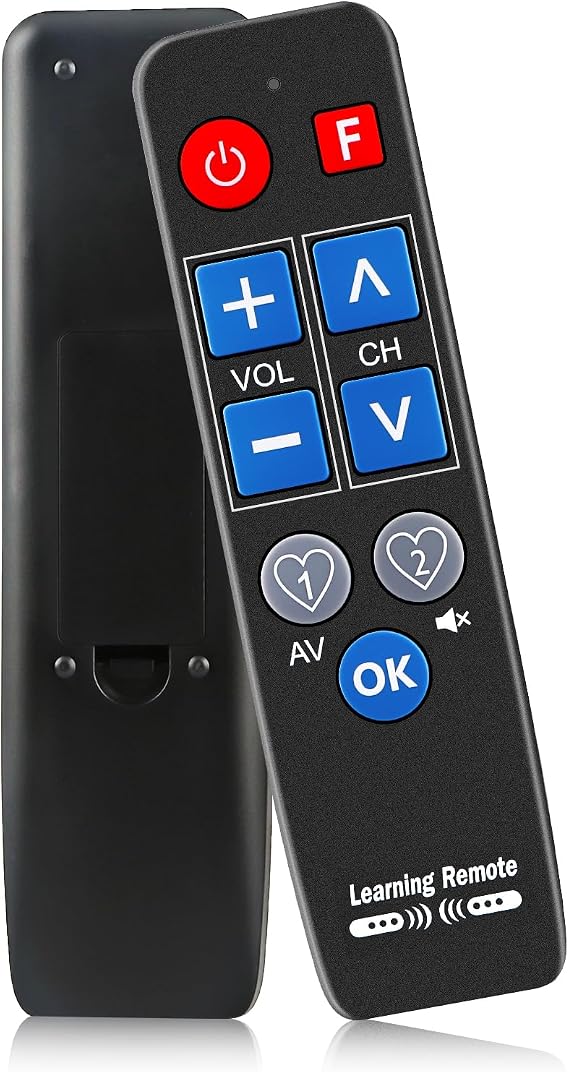 Simple Big Button Universal Remote Control for Elderly Seniors