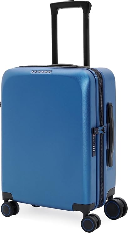 Verage Hand Luggage Suitcase 4 Wheels Travel Suitcase [FREELAND] Hard Shell Suitcase Rolling Suitcase Twin Wheels Luggage Blue S Suitcase