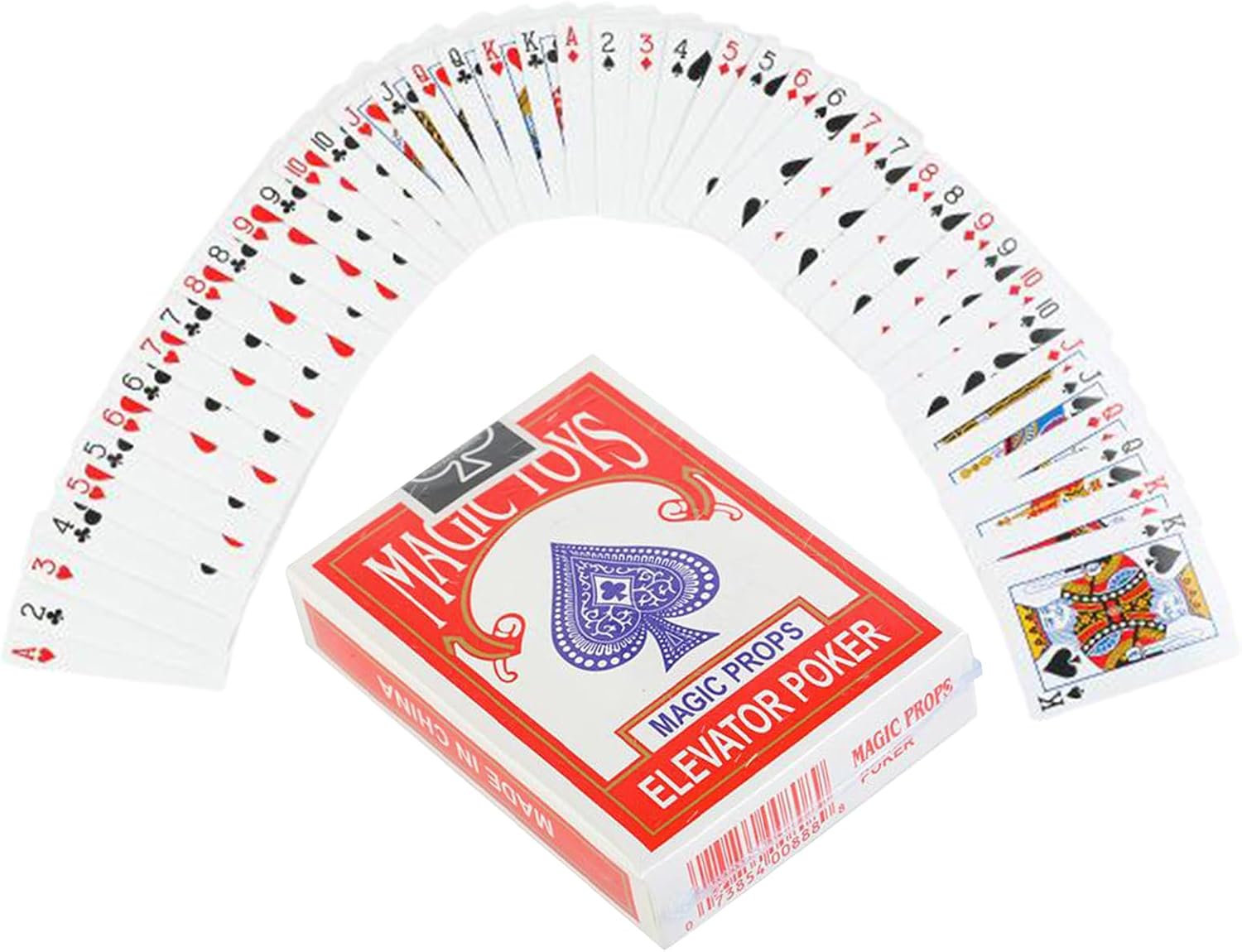 Magic Trick Cards - Interactive Playing Cards Standard - Close-up Magic Supplies for Street Performance Teaching Demonstrations Party Entertainment Stage