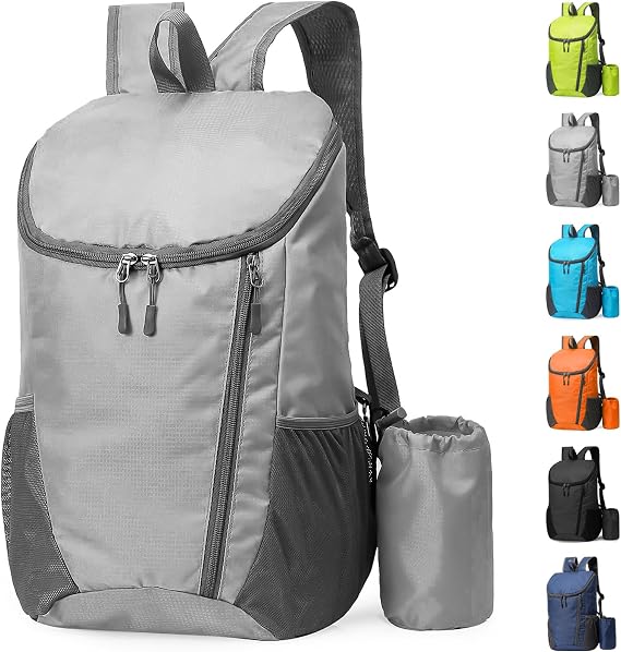Yoolly Lightweight Foldable Backpack, Small Hiking Rucksack, Waterproof Packable Backpack for Men Women Kids, Durable Rucksack for Outdoor Sport Travelling Hiking Camping Biking Walking