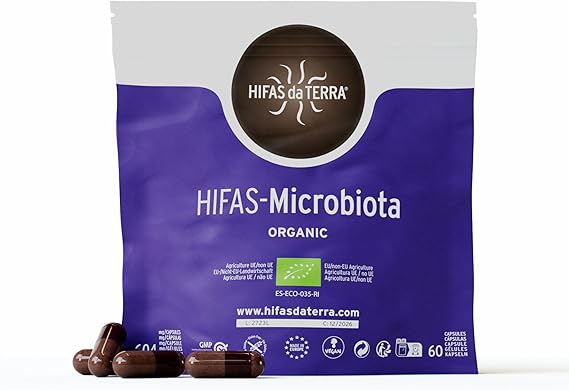 HIFAS DA TERRA HIFAS-Microbiota Pure Mushroom Extracts, Refill 60 Capsules