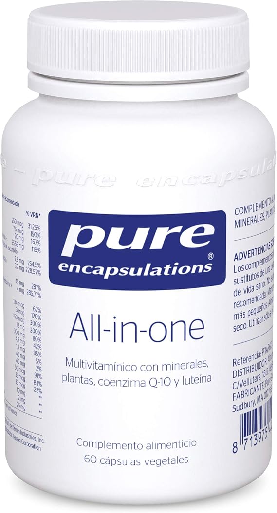 Pure Encapsulations All in One | Multivitamin with Q-10 | 60 Capsules
