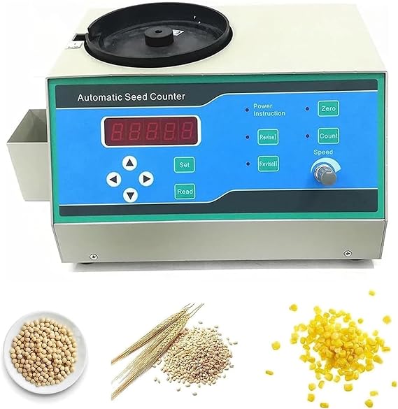 Automatic Seeds Counter Machine, High Precision Counting Instrument, 1000pcs/3min Speed, for Various Shapes Seeds, Farm & Laboratory Use