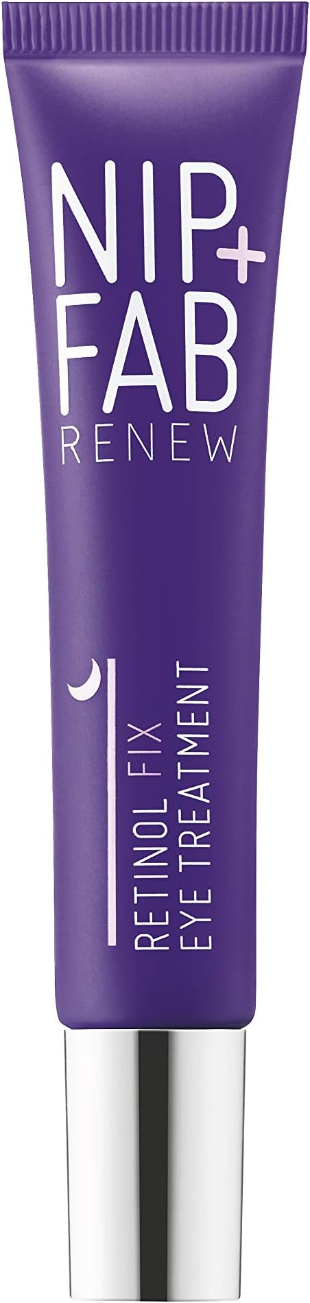 Nip + Fab Retinol Fix Eye Treatment 0.1% Retinol Eye Cream Anti-Aging Moisturizing Fine Lines Wrinkles Dark Circles Puffiness And Bags Under Eyes, 15 Ml
