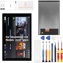 Olivechard Replacement Display For Steam Deck LCD Model (Matte / Anti-Glare) – 7-Inch Screen Assembly Original for Handheld Game Valve SteamDeck 64GB/256GB/512GB LCD Versions (Not For OLED Model) LCD