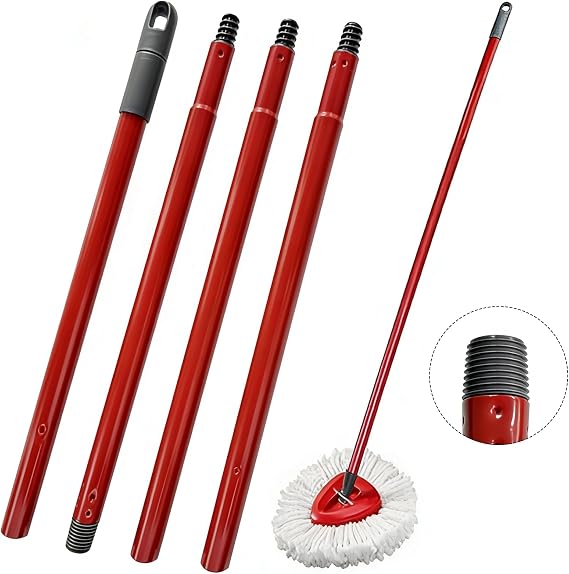 28.3/41.3/138cm Replacement Handle Compatible with Vileda Turbo Mops