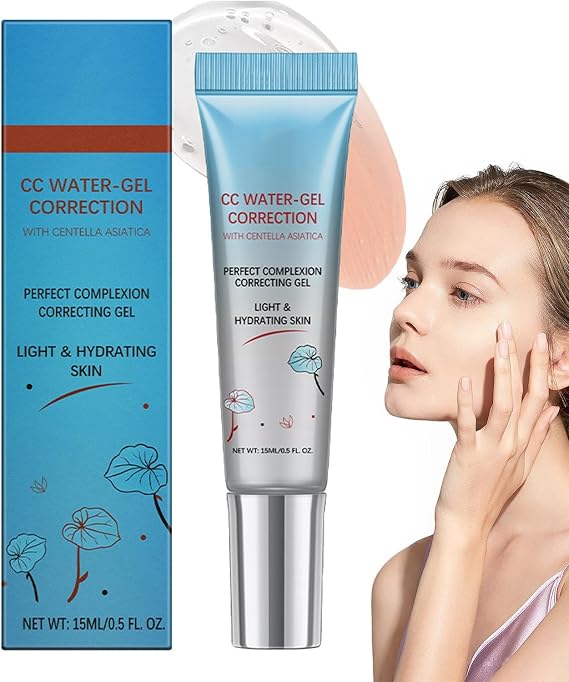 CC Red Correct with Asiatica, 15ml Colour Correcting Cream, Face Moisturizer Skin Repair Cream, Non-Greasy - Hydration Skin And SPF Protection