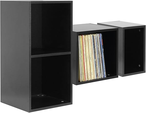 Hartleys Black Vinyl Record Storage Box