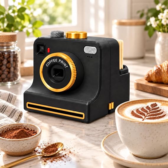 3D Coffee Printer Latte Art,Chocolate 3d Printer Machine, Coffee Stencils