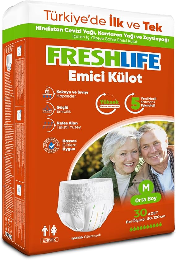 Freshlife Medium Absorbent Panties 30 Pieces