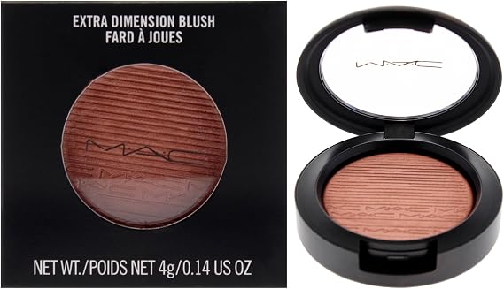 MAC Extra Dimension Blush - Hushed Tone - Cream Liquid Powder - Shimmery - Cranberry - Palette - 0.14 oz
