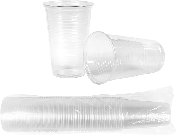 HEKU 50 x 0.2 Litre Clear Disposable PP Party Event Cups