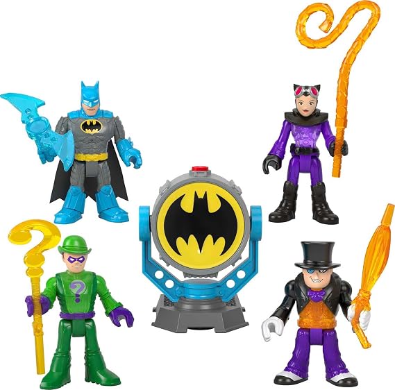 Fisher Price Imaginext DC Super Friends Bat-Tech Bat-Signal Figür Seti, 3-8Y, HFD47