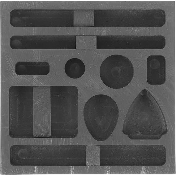 Graphite Ingot Mold for Casting, Reusable Refining Scrap Tool