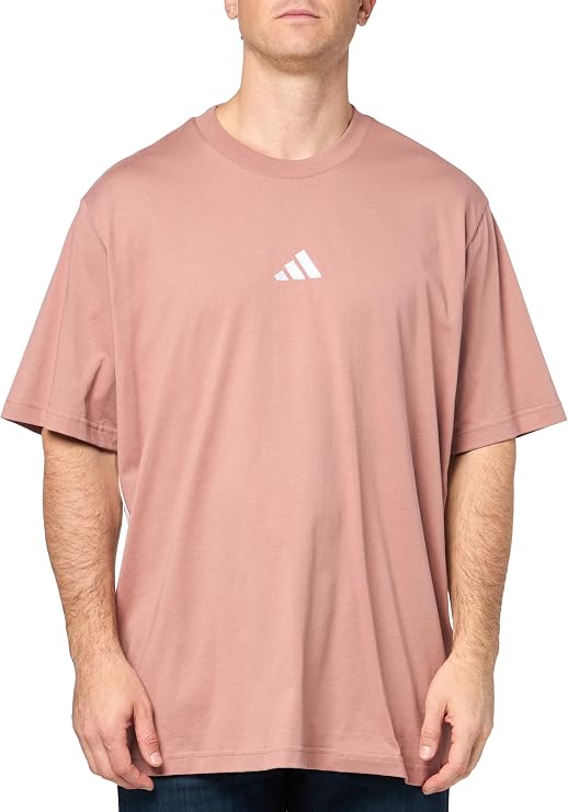 Adidas Men's Essential Three Stripes Single Jersey tee