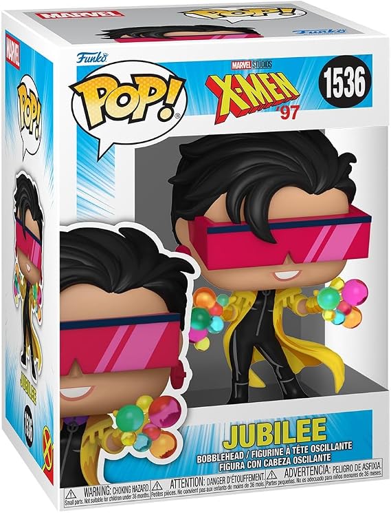Funko Pop! Marvel: X-Men'97 - Jubilee - Nadir Kovalamaca Çeşitleri için 1/6 Oranlar - Koleksiyon Vinil Figür - Hediye Fikri - Resmi Ürün - Çocuklar ve Yetişkinler için Oyuncaklar - Çizgi Roman