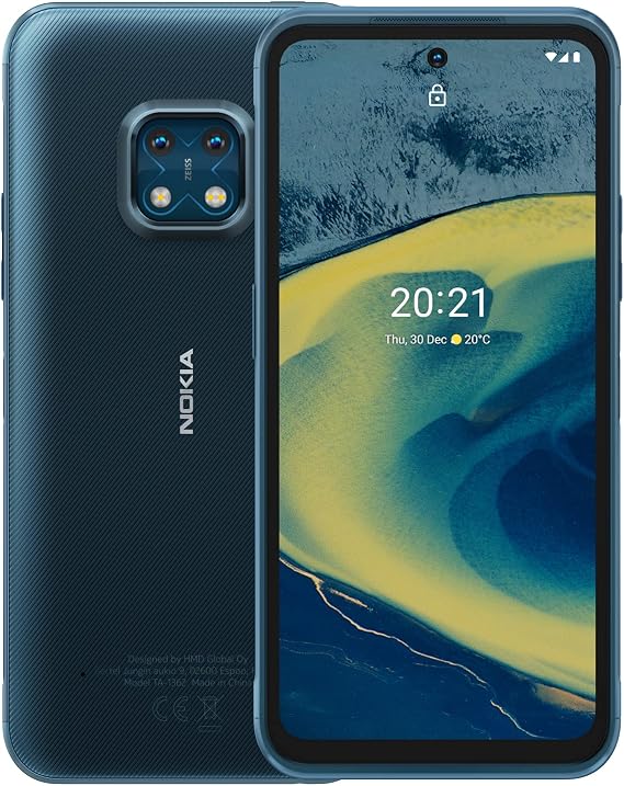 Nokia XR20 5G 128GB + 6GB RAM - SIMFree Factory Unlocked Android Smartphone (Ultra Blue)