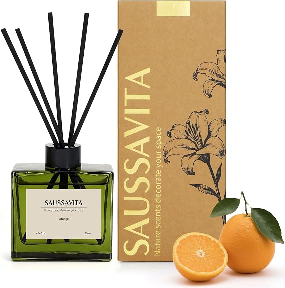 Reed Diffuser, 120ml Citrus Grove Scented for 90 Days