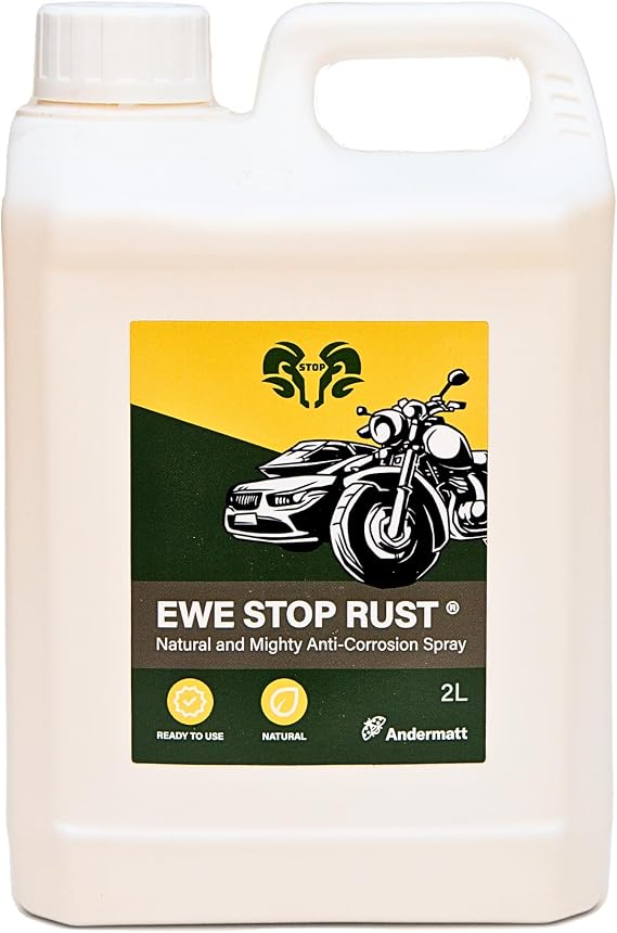 EWE Stop Rust Spray Anti-Corrosion - Automotive Multipurpose Spray Grease for Rust Prevention | Nano - Coating Moisture Barrier | With Natural Anti Seize Properties - Refill 2L