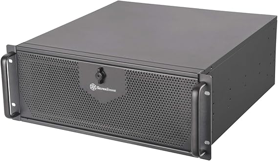 SilverStone Technology RM42-502, 4U Rackmount Server Enclosure, 240mm AIO, USB Type-C, Kensington Lock, SST-RM42-502B