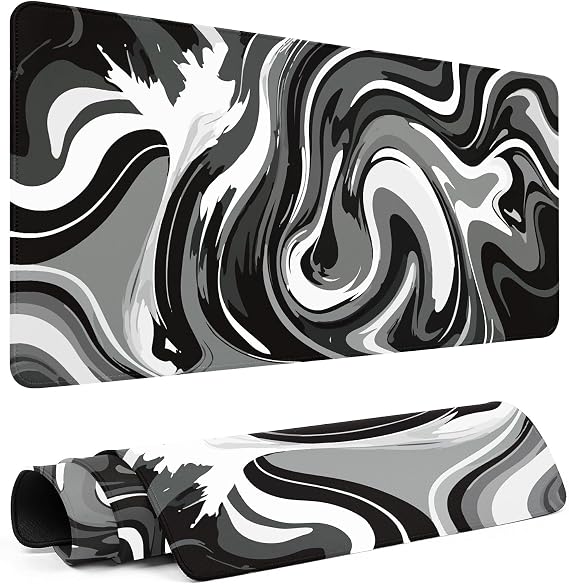 Rcege XL Gaming Mouse Pad with Non-Slip Rubber Base Waterproof Desk Mat