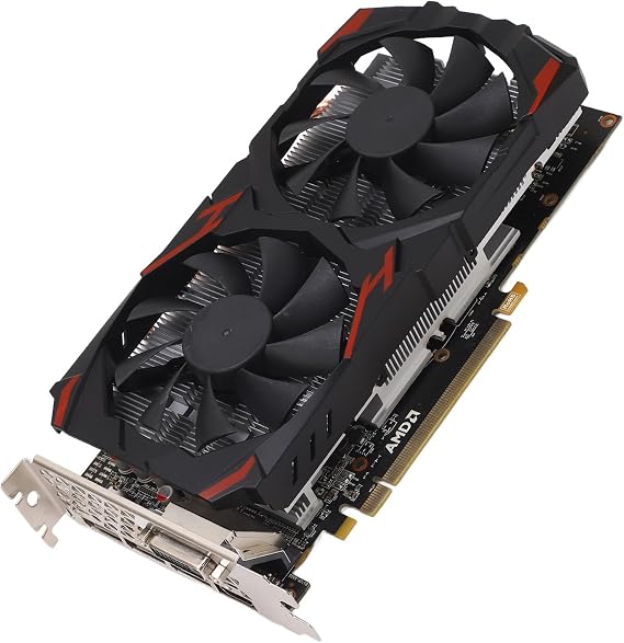 VBESTLIFE RX-580 Graphics Card, 8GB GDDR5 256BIT Low Noise Desktop PC Gaming Video Card, PCIE 3.0 16X, Dual Cooling Fan, Supports for DirectX 12