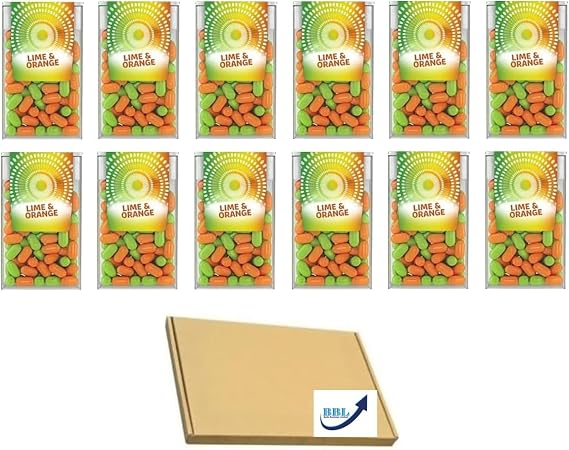 12 Pack Tic Tacs Lime & Orange 18G | For On The Go Refreshment For refreshing moments, Pocket Size Packs