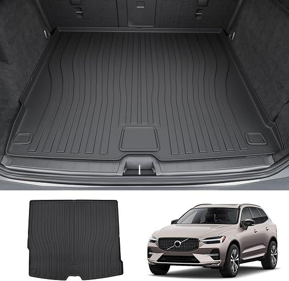 Cargo Liner Compatible with 2018-2026 VOLVO XC60 Trunk Mat Cargo Mat TPE Durable Waterproof 2025 XC60 Accessories
