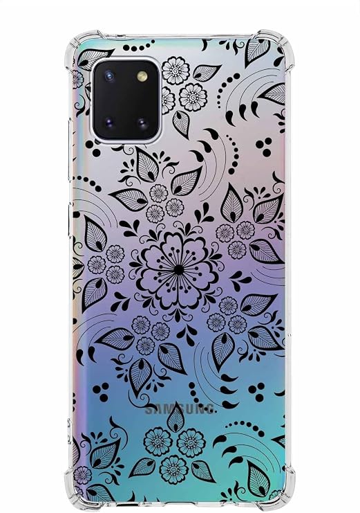 PrintiFy Samsung Galaxy Note 10 Lite Köşe Korumalı Antişok Kapak Nostalji Desen Tasarımlı Şeffaf Kılıf