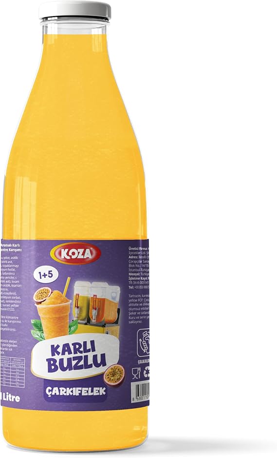Koza Karlı Buzlu Çarkıfelek Aromalı Sıvı Karışımı, 1 Litre