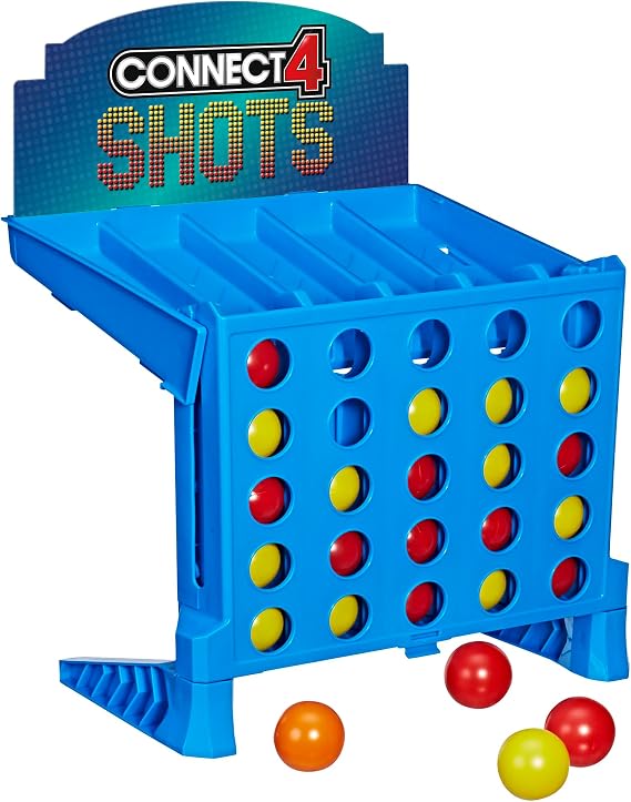 Hasbro Gaming E35780000 Connect 4 Shots Shooting Game, Brown/a, Standart for Ages 8 and up