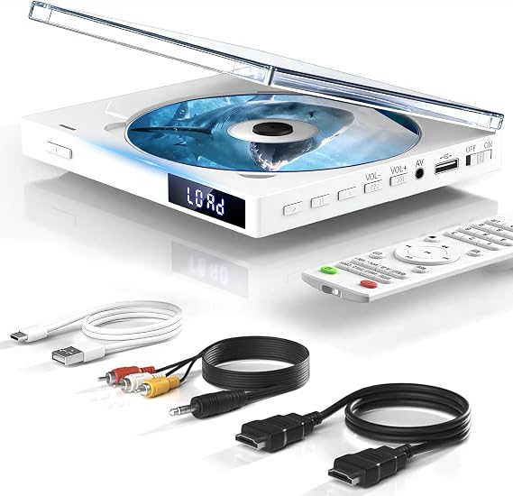 Mini DVD Players for TV, Multi Region DVD Player with HDMI Input