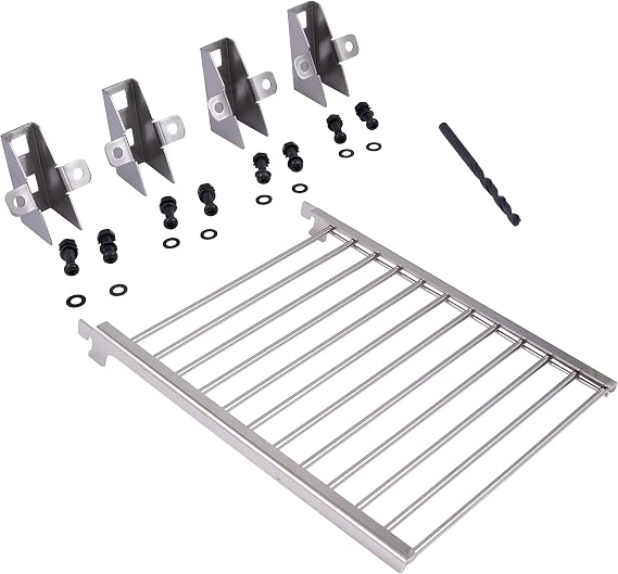 Oklahoma Joe's 5959596W06 Highland Offset Smoker Flex Bracket Kit, Silver