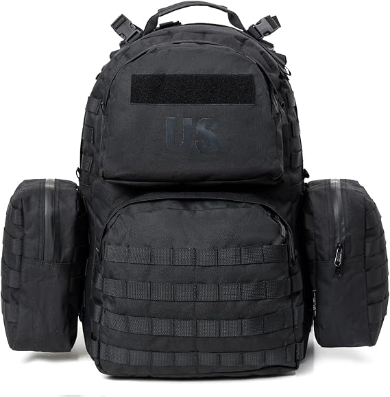 Akmax.cn Military Backpack Army Rucksack for men, MOLLE 2 Medium Assault Pack with Internal Frame