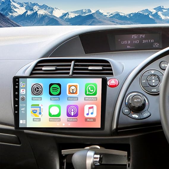 Android 15 Car Stereo for Honda Civic Hatchback 2006-2011 Radio CarPlay