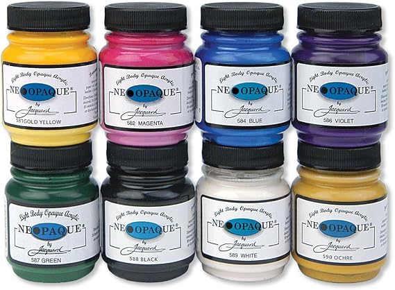 Jacquard Jakarlı ürünler 64 ml Neopaque boya parçası, akrilik, çok renkli