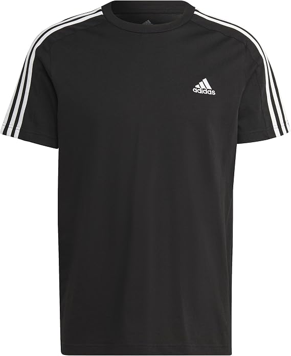 adidas Men's Essentials Single Jersey 3-Stripes T-Shirt T-Shirt