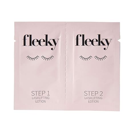 Fleeky Lashlift Sachets 1 ml - One Shot Double Chamber Sachet with 2-Phase Lotions Lifting Gel for Lifting and Fixing Eyelashes