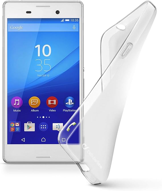 Cellular line Sony Xperia M4 Aqua Shape Şeffaf Mat Silikon Kılıf
