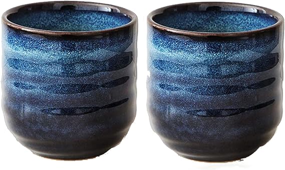 2 Pcs 200ml Ceramic Coffee Cups, Japanese Tea Set, Yerba Mate Cup