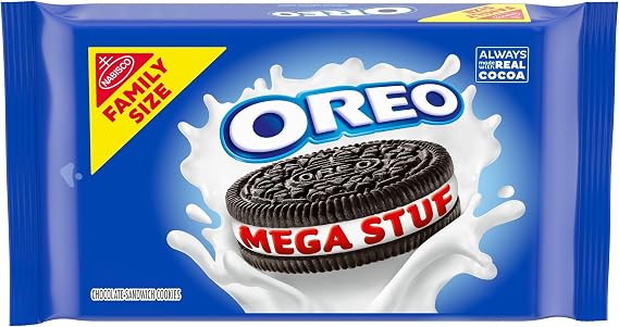 Oreo Mega Stuff Cookies, 17.5 oz 499 g