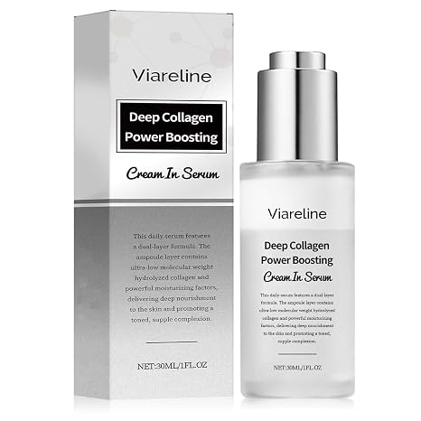 Deep Collagen Serum Cosmetics Collagen Serums Cosmetic Deep Collagen Anti-Ageing Serum for Smoothing Fine Lines & Wrinkles Moisture & Firming Skin Care Korean Skincare Serum for All Skin Types