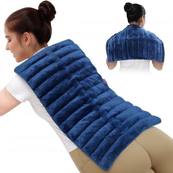 Comfytemp Large Microwavable Moist Heating Pad for Back & Body, 12" x 22"