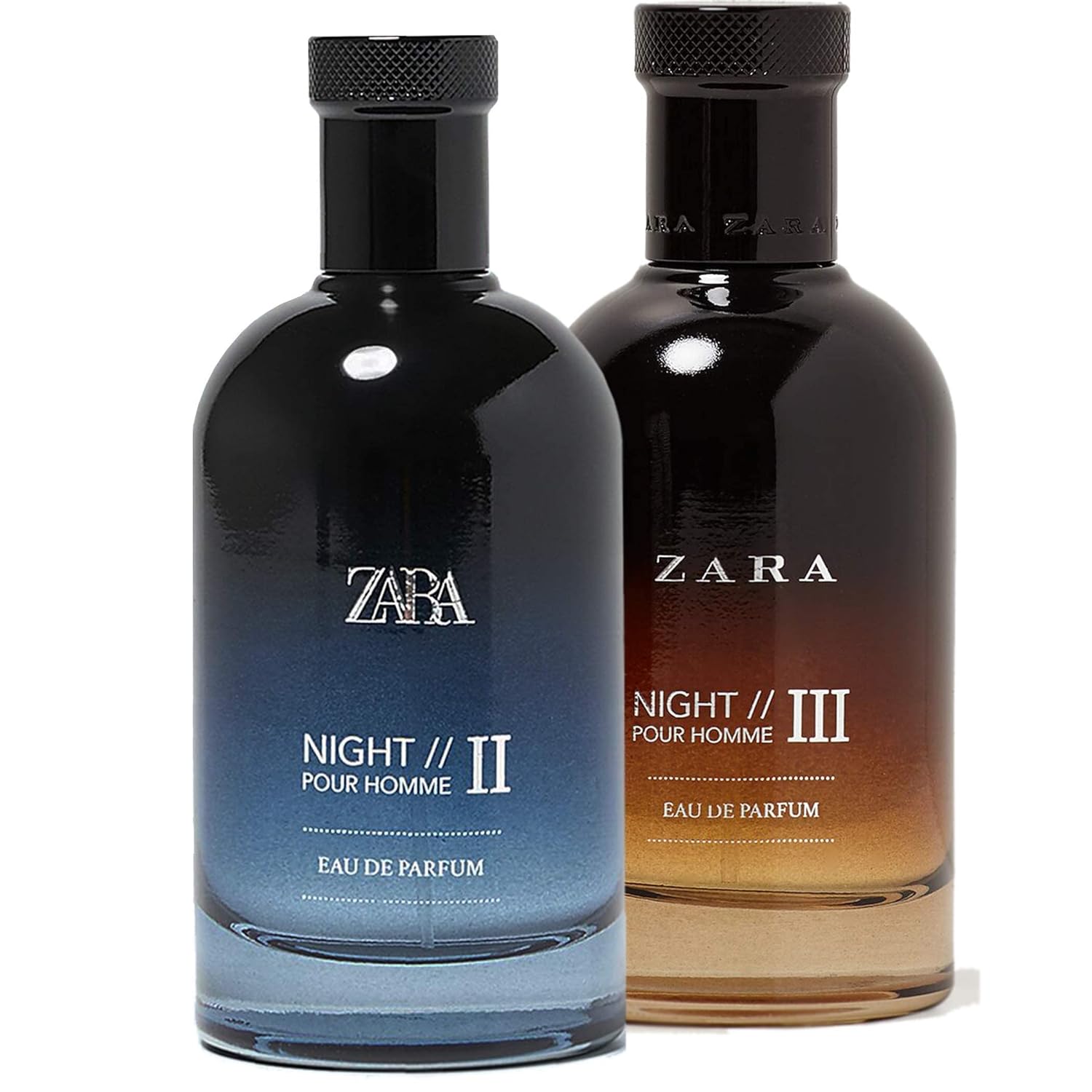Zara Night Pour Homme II - Night III Eau de Parfum 90ml Pack of 2