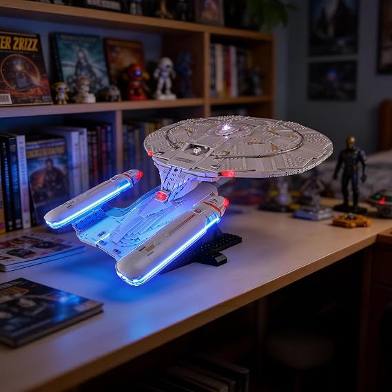 YEABRICKS LED Light for Lego-10356 ICONS Star Trek: U.S.S. Enterprise NCC-1701-D Building Blocks Model (Building Set NOT Included)