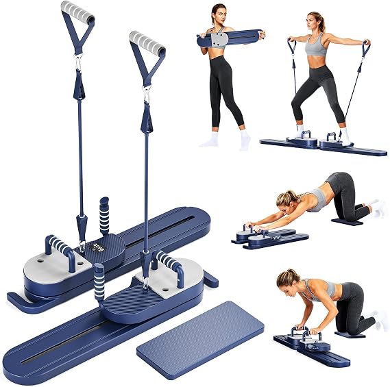 Special Split Pilates Board All in one reformer pilates machine full-body muscle training pilate reformer board LED Display Real time reformers pilates machine at home pilates equipment